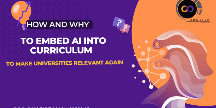 How and Why to Embed AI into Curriculum to Make Universities Relevant Again