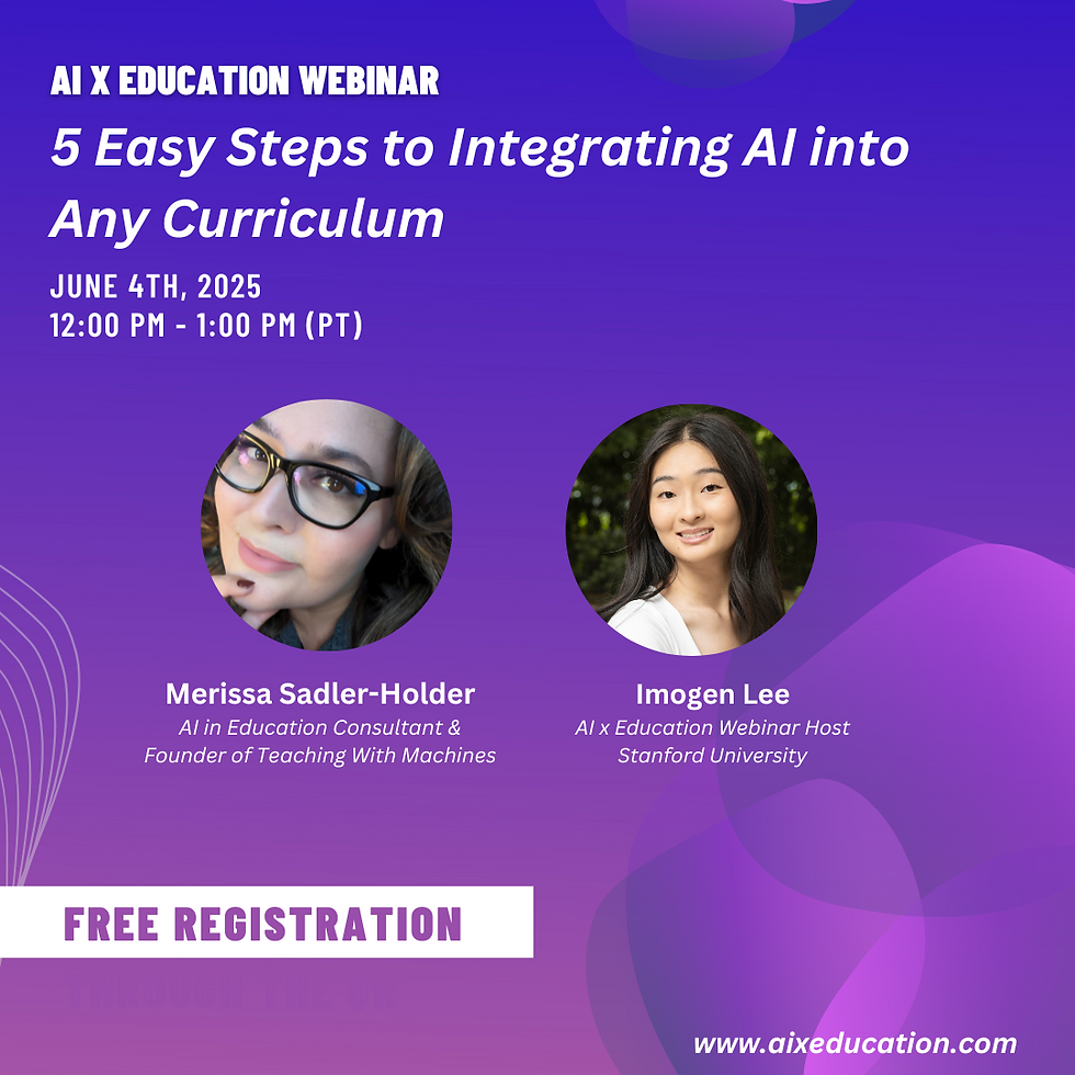 5 Easy Steps to Integrating AI into Any Curriculum | AI x Education